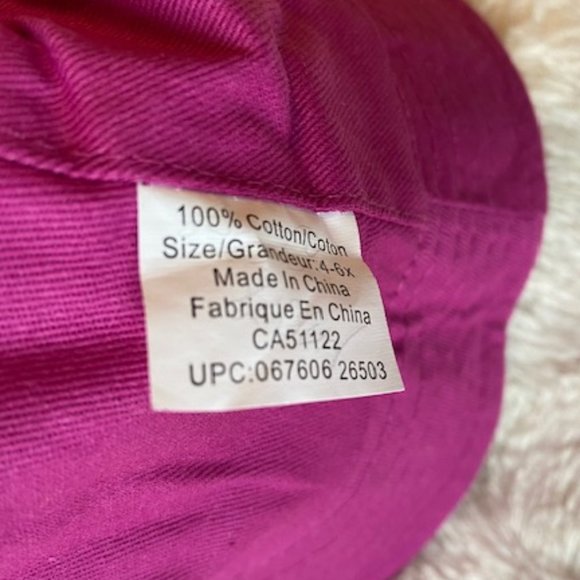 2/$25 Bucket Summer Sun Hat Girls Size 4-6X - Picture 3 of 7
